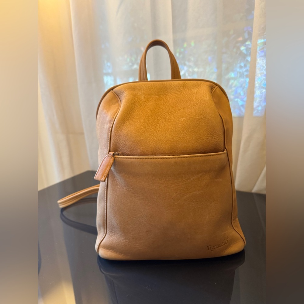 Tignanello Brown Leather Backpack